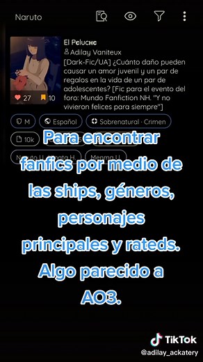 Guía fácil para usar la App de Fanfiction.Net