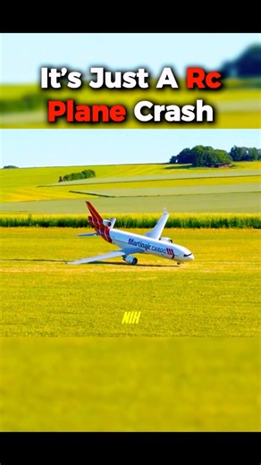 It’s not just a Rc Plane Crash😓| #airplane #aviation #crash #rcplane