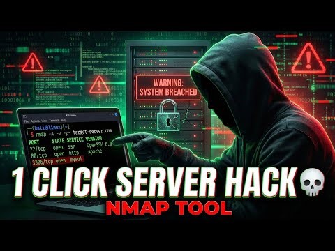 Lec-13 Nmap Scanning Full Practical 🔥 | 1 Click Website Hack? | Ethical Hacking Hindi