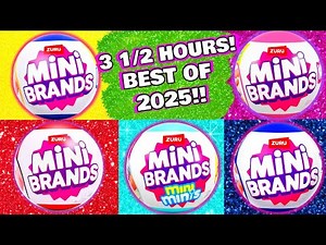 💗 UNBOXING MINI BRANDS 2025 COMPILATION!! OVER 3 HOURS!! BEST OF 2025!!