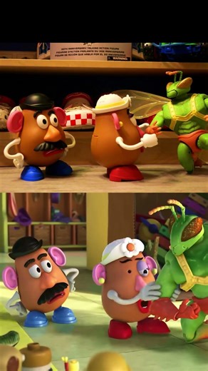 Ms. Potato Head "Oh may I?" Toy Story Stop Motion | #shorts #stopmotion #mrpotatohead #funny #toys