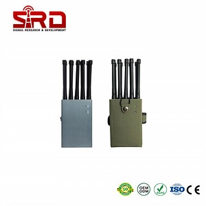 [Hot Item] RF Signal Blocker Handheld Mobile Signal Jammer 8 Antennas LTE Cell Phone / Wi-Fi / Bluetooth 2.4G Cell Phone Jammer