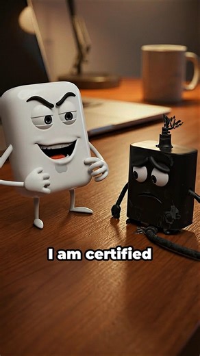 Apple Charger vs Generic Charger #apple #android #talkingobjects #lifehacks