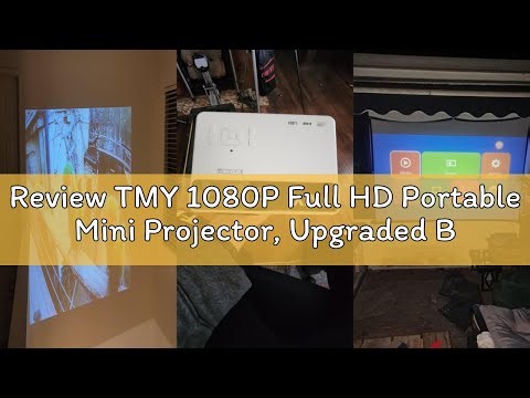 Review TMY 1080P Full HD Portable Mini Projector, Upgraded Bluetooth Movie Projector with Screen, Co