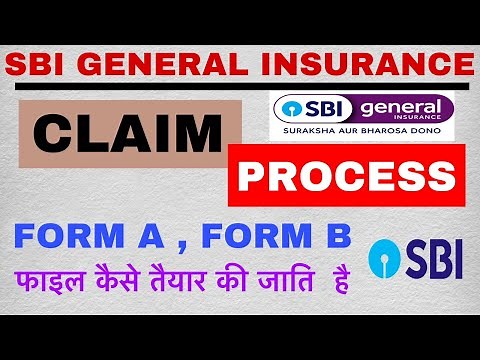 sbi general health insurance claim process l sbi insurance form A , form B kaise fill kare -SBI CKYC