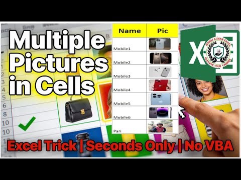 Insert Multiple Pictures in Excel & Fit to Cells in Seconds (No VBA)