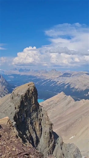Mount Jimmy Simpson hike, near Bow Lake, Banff NP, near Icefield Parkway