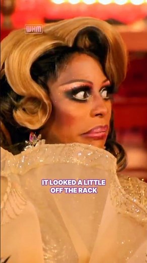 Her outfit was off the rack. #dragrace #shorts