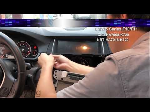 BMW F10 F11 Android navigation installation video.
