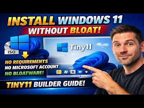 "Install Windows 11 With ZERO Bloatware – Full Clean Setup Guide!"