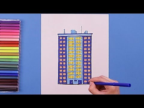 How to draw an Apartment building