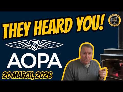Big AOPA Shakeup! 20 March 2026