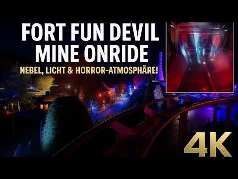 Fort Fun Devil Mine Onride – Nebel, Licht & Horror-Atmosphäre! #fortfun #halloween