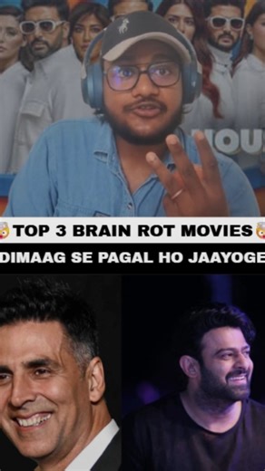 H square movie reviews on Instagram: "Top - 3 Brain Rot movies 🤩🤩 || #bollywood #akshaykumar #trending #sanjaydutt #moviereviews #mohammedsiraj #viral #netflix #jiohotstar #comedy"