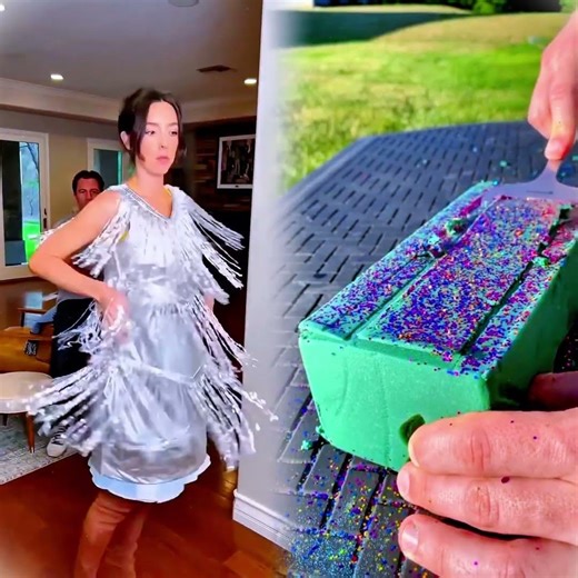 Real life transforming Cinderella dress! 👗😲