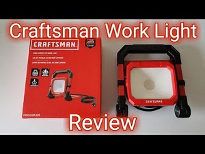 Craftsman LED Work Light Review