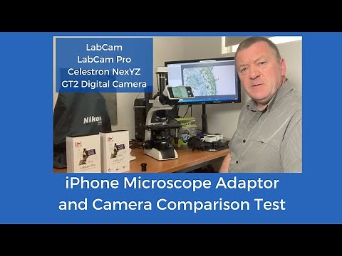 iPhone Microscope Adaptor Review Test | LabCam NexYZ GT2 Digital Camera