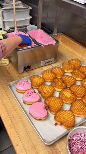 The Bakeshop team is sharing the love today at their Valentine’s Day popup! 💌💕 Stop by Ban Righ today during lunch to grab a sweet treat(or two!😉) | Queen's University Hospitality Services