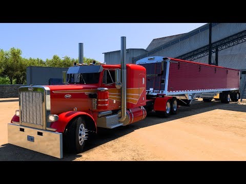 Peterbilt 359 Big Cam Cummins | Straight Pipe Drive | American Truck Simulator 1.56