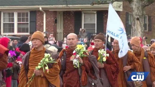 The monks are in the Piedmont Triad! Here are 5 Things to know about the Monks 'Walk for Peace'