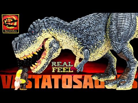 HUGE REAL FEEL articulated V REX (Tyrannosuchus) from Reptimax Review!!!