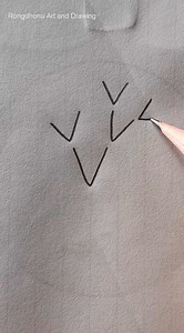 1.5M views · 10K reactions | #learntodraw #howtodraw #tree #gas #creativeart #technique #ideas #art #technique #shorts #reels #drawingwithletter #vletter | Rongdhonu Art and Drawing | Facebook