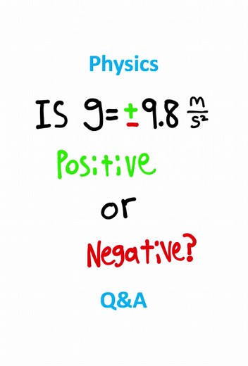 When Is Acceleration Due to Gravity Positive or Negative?