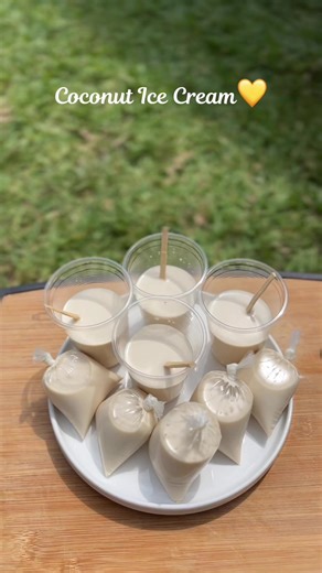 Delicious Homemade Coconut Ice Cream Recipe