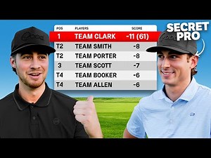 Sandbagging Local Tournament With a Pro Golfer