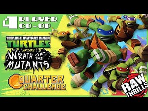 4 Player FULL Playthrough + Ending TMNT Arcade Wrath of the Mutants RAW THRILLS - PC not Teknoparrot