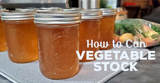 How to Can Vegetable Stock