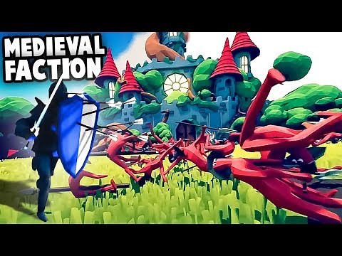 NEW TABS Medieval Faction, Castles & KNIGHTS! (Totally Accurate Battle Simulator Gameplay)