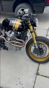 Custom built Honda cx500 #motorcycle #diy #shorts