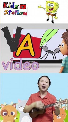 Kitty Cat Phonics Song | Part 2 M to Z | #kidzstation #shorts #englishforkids #learnenglish