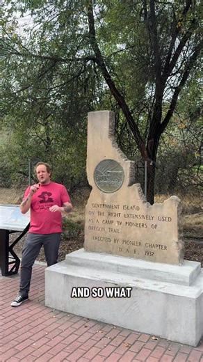 The origins of Government Island and the Chinese Gardens #idaho #boise #boiseidaho #history #historyfacts #fyp | IdaHistory