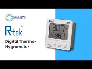 RTek Digital Thermo-Hygrometer Unboxing & Review | Temperature & Humidity Meter