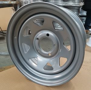 [Hot Item] 15X5 5/139.7 Silver Trailer Wheel Steel Wheel Rim for Trailer/ATV