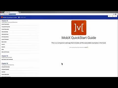 MobX Quick Start Guide | 2. Observables, Actions, and Reactions