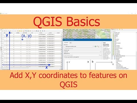 How to add X Y coordinates to QGIS attribute table in seconds