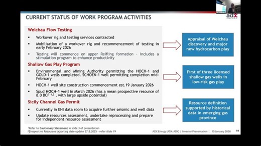 ADX Energy General Meeting Exec Chairman Ian Tchacos Presentation | ADX Energy Ltd