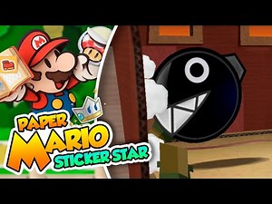 Chomp desbocado - 30 - Paper Mario: Sticker Star (3DS) DSimphony