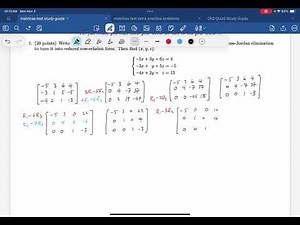 Ch 7-8 (Matrices) Practice Test
