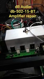 dB Audio dB-502-15- BT amplifier No sound. Repair done. #videokereels #fbreels #StarsOnReels #shortvideofbreels #satisfying #electronicsrepair #electronics | Michael Honorica Machete
