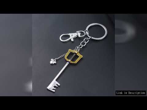 Game Kingdom Hearts Sora Key Keychain Keyblade Weapon Model Removable Metal Keyring Men Car Women Ba