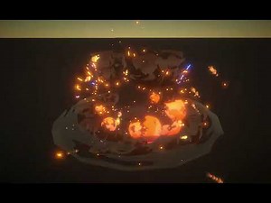 unity effect explosion 3DCG