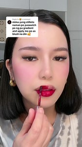 STILETTO SHADE IN GRADIENT APPLICATION 💜 Ok din bang gawing blush over powder foundation? 🤔 | M.Q. Cosmetics PH