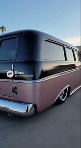 Chopped and sectioned nineteen fifty seven chevrolet short bus