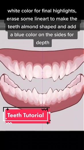How to Create Realistic Digital Tooth Drawing Tutorial