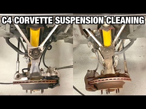 C4 Corvette Suspension Cleaning