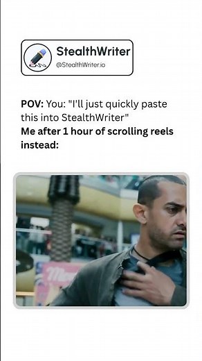 POV: I Opened StealthWriter… Then Got Distracted for 1 Hour 😭📱